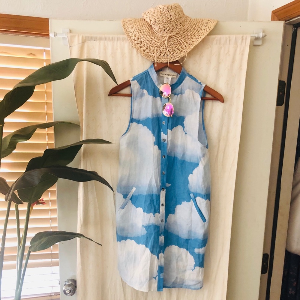 Mara Hoffman cloud dress with pockets!
